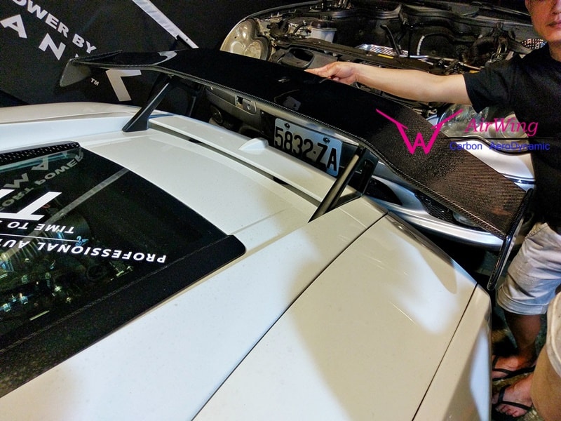 Lamborghini Gallardo LP550 LP560 LP570 DMC SV style Carbon Rear Wing 02